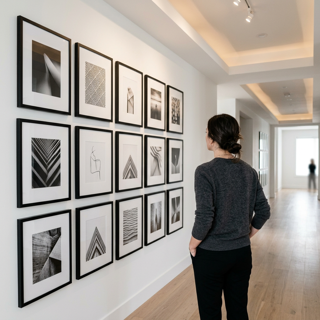 Modern Minimalist Gallery Wall