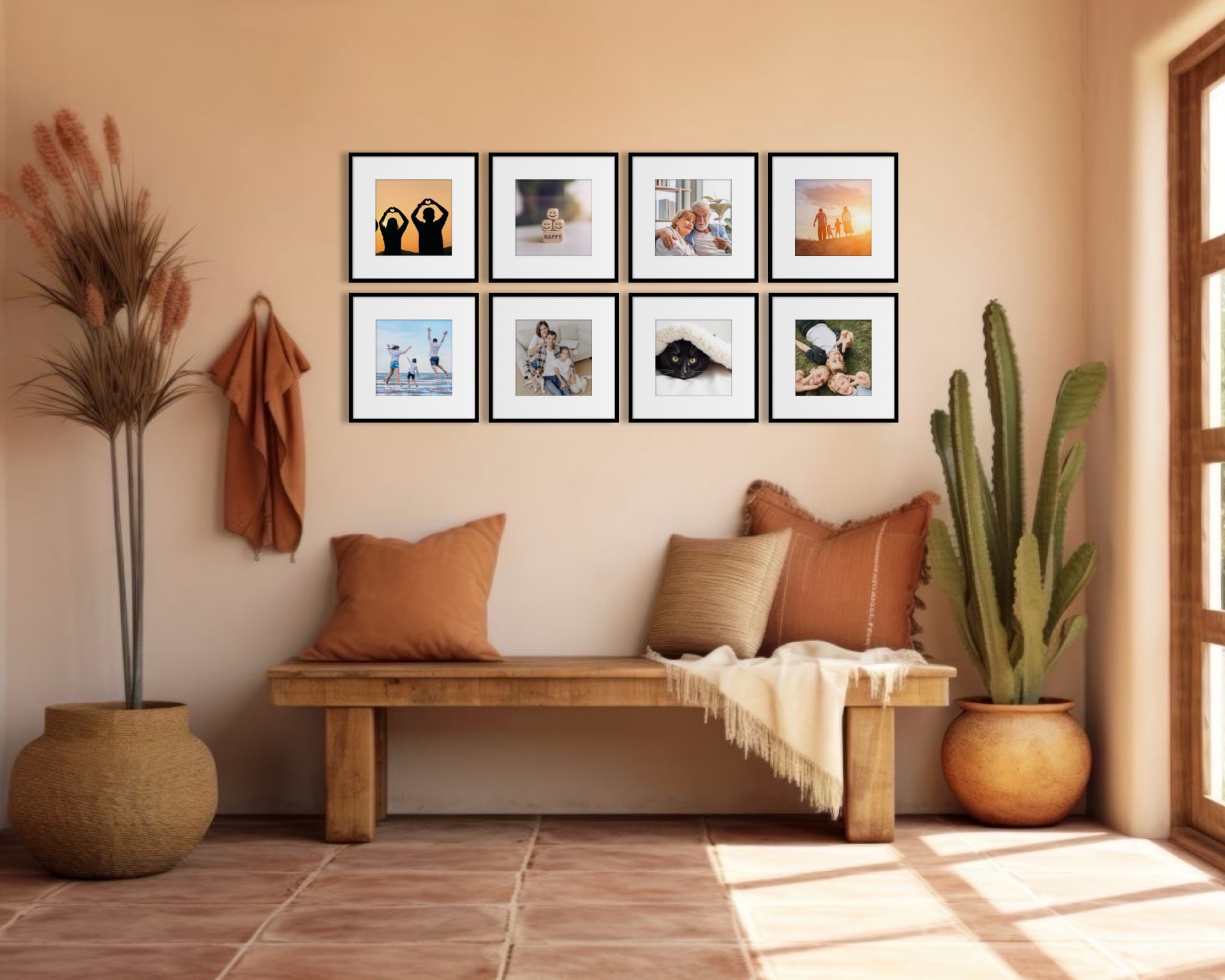 Gallery Wall Idea #9 - Family Photo Gallery Wall Ideas