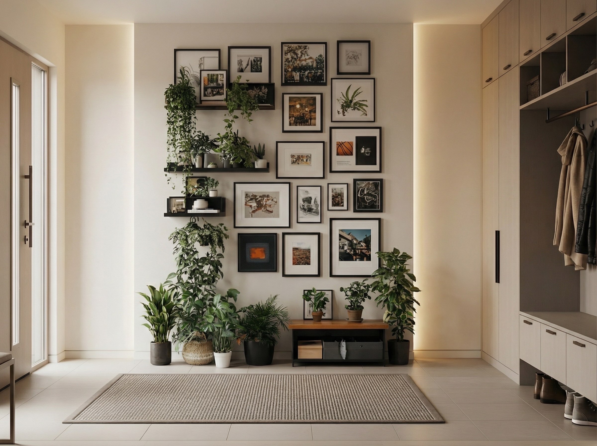 Gallery Wall Idea #1 - Hallway & Entryway Gallery Wall Ideas