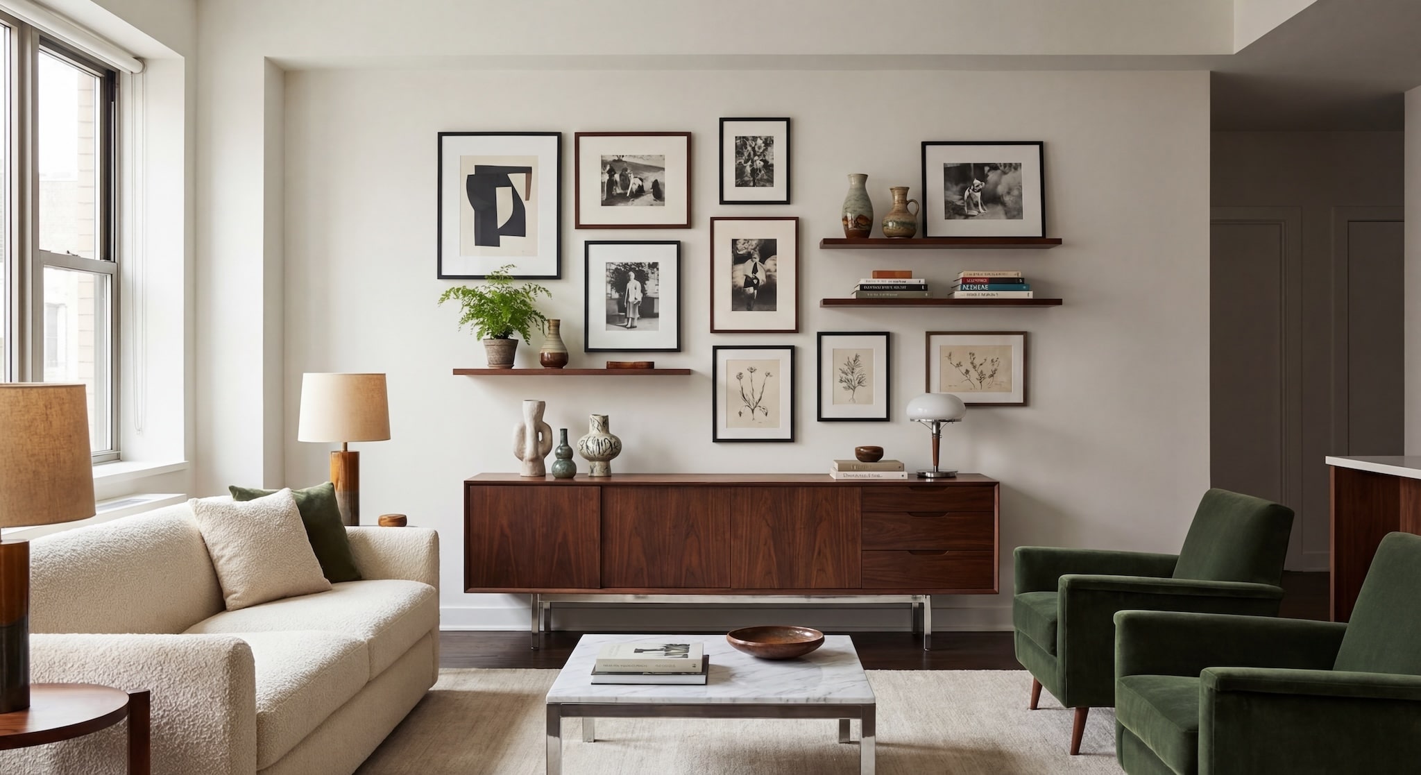Gallery Wall Idea #10 - Vintage & Retro Gallery Wall Ideas